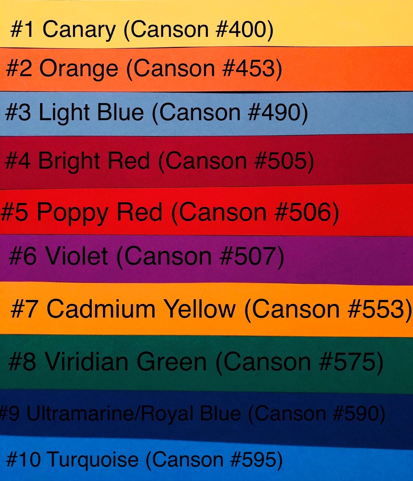 1/4" (6mm) Ultra Premium Canson Mi-Teintes Paper Quilling Strips-50 strips