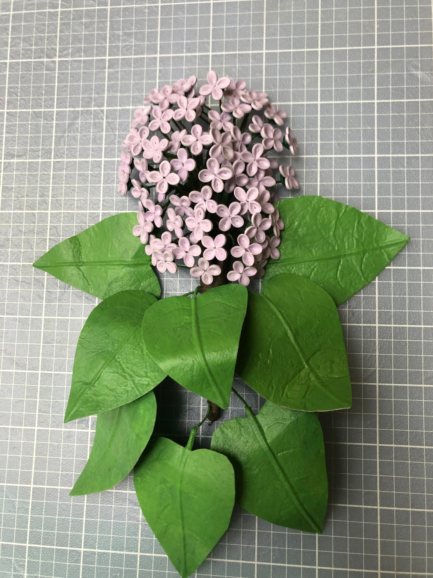 Handmade Paper Quilled Quilling Lilac Branch