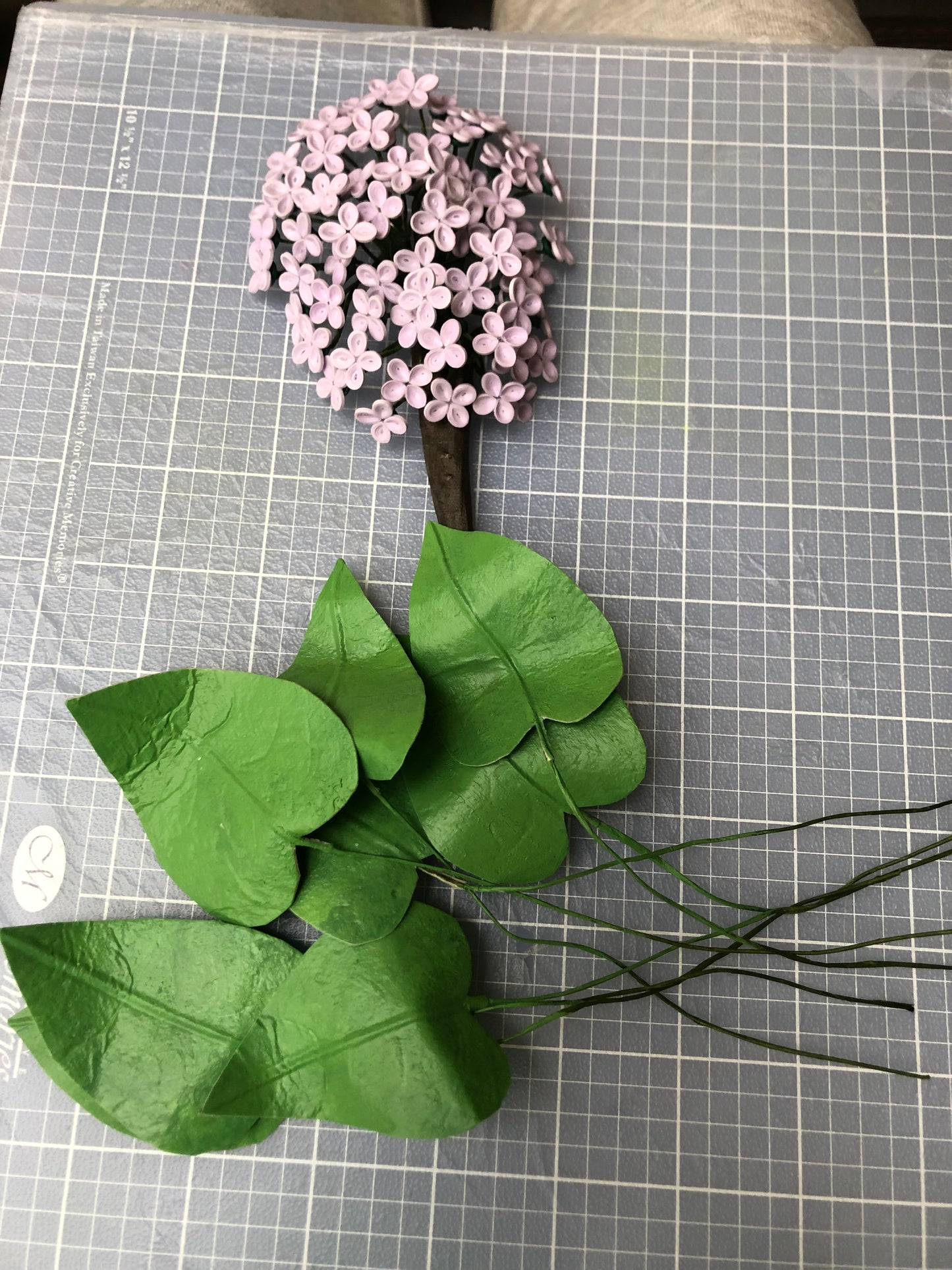 Handmade Paper Quilled Quilling Lilac Branch