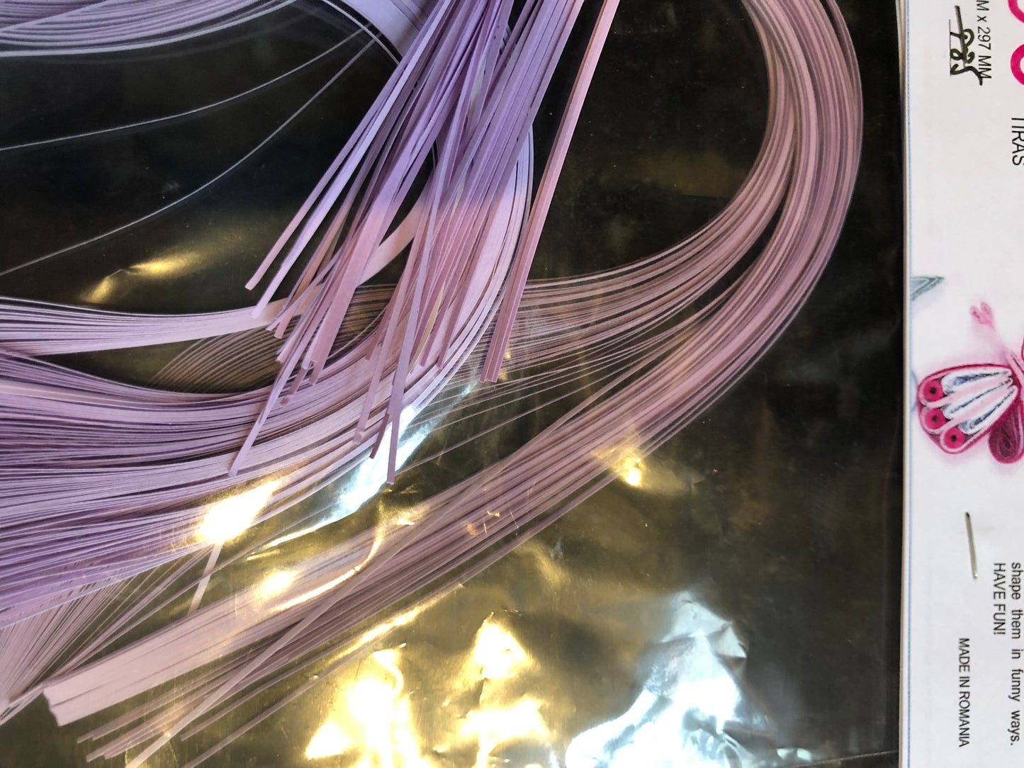 Handmade Paper Quilled Quilling Lilac Branch