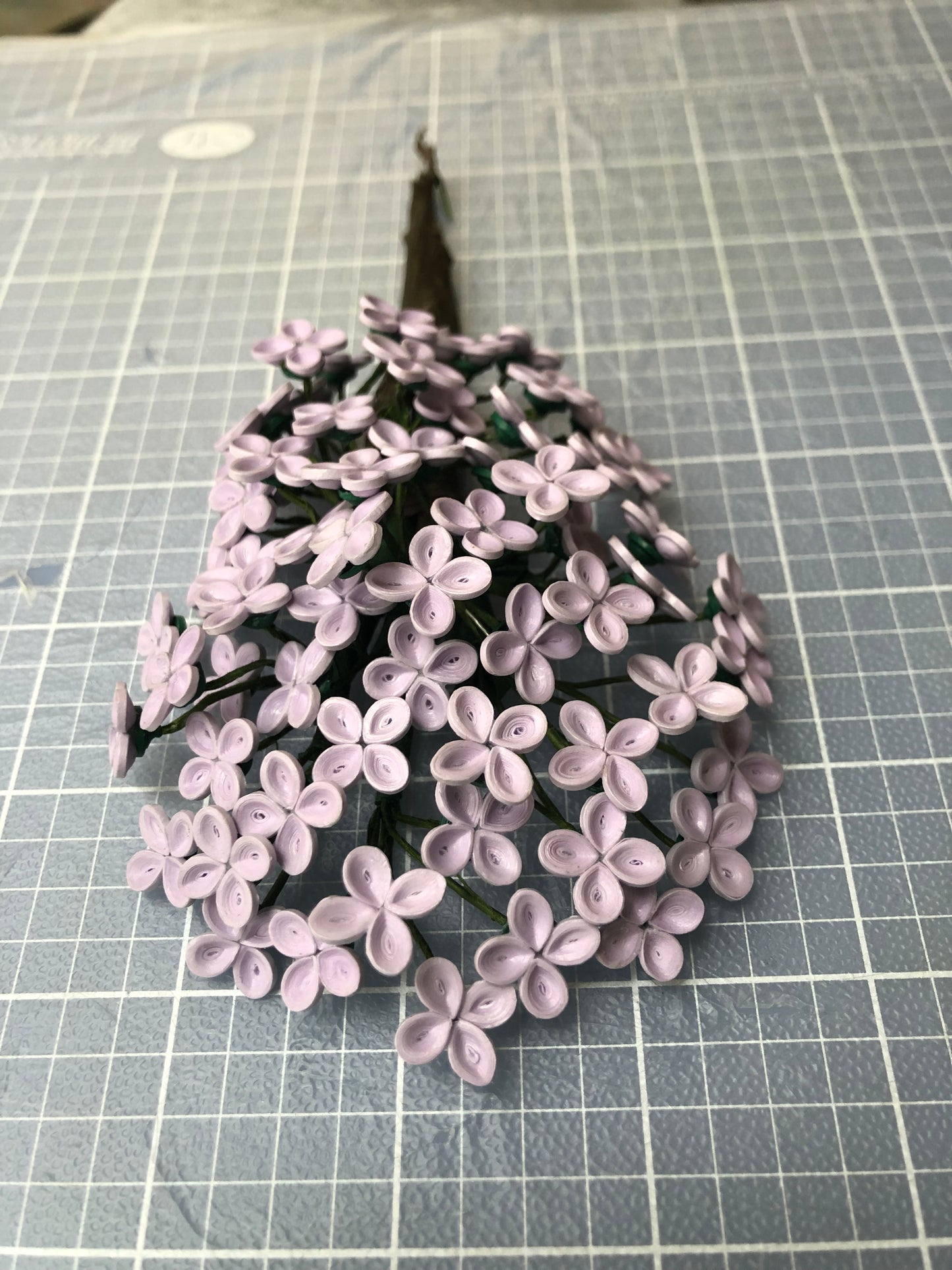 Handmade Paper Quilled Quilling Lilac Branch