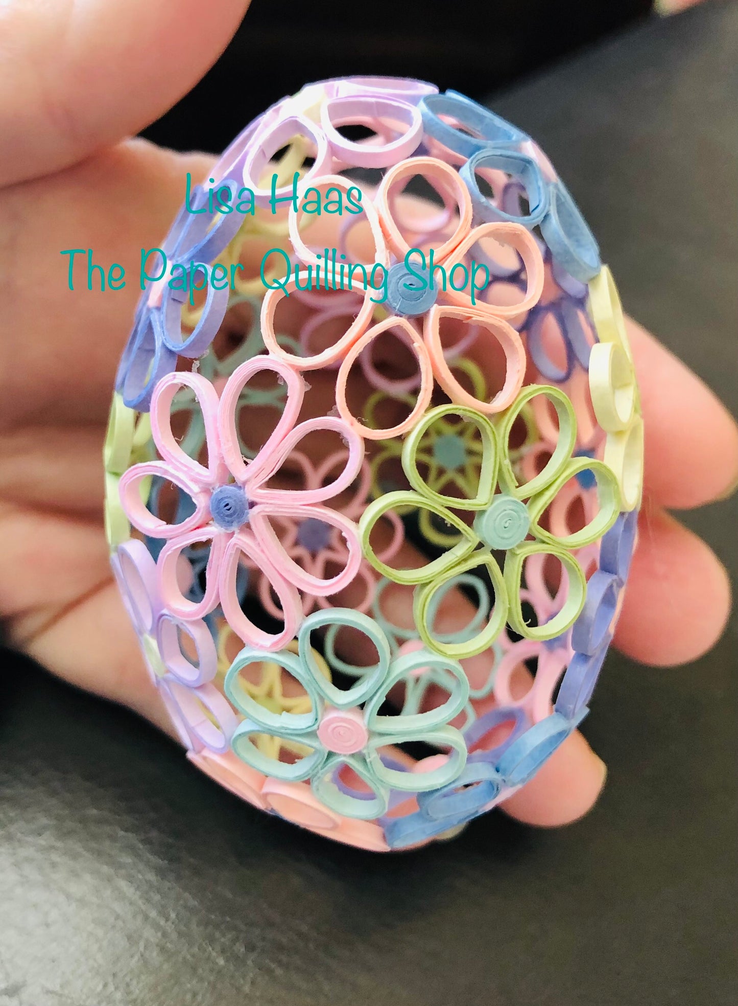 Hallow Egg in Art of Paper Quilling