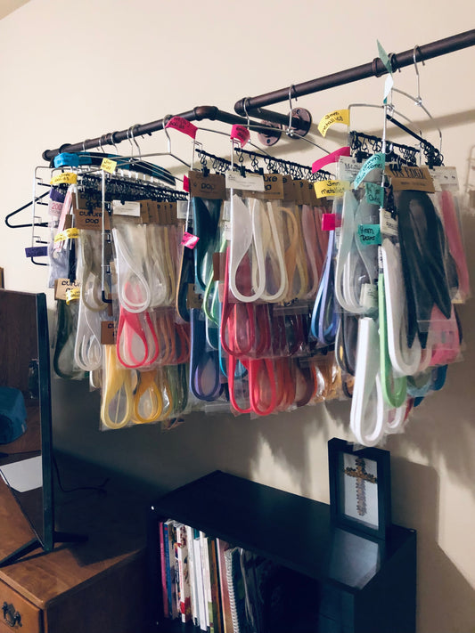 Quilling Paper Storage for Up To 75 Packages or Hanging Paper Packages Organizer
