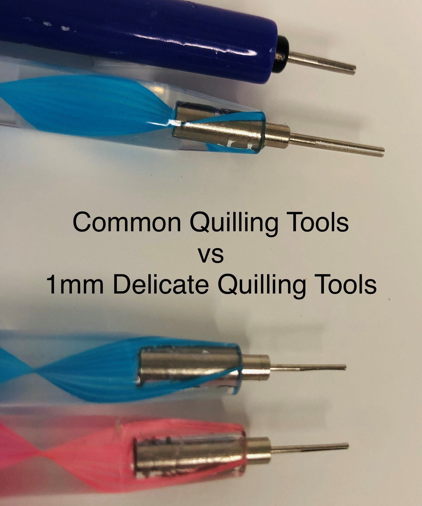 Tiny, Delicate Slotted Paper Quilling Tool. Perfect for 1mm (1 mm) Quilling Coils that leaves no center hole.